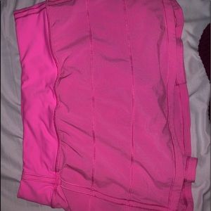 Hot pink Lululemon tennis skirt